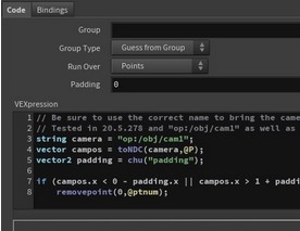 cull using vex preview